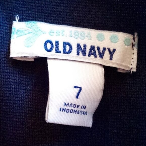 --- Navy Blue Jumper Girl Size 7 - Picture 3 of 3